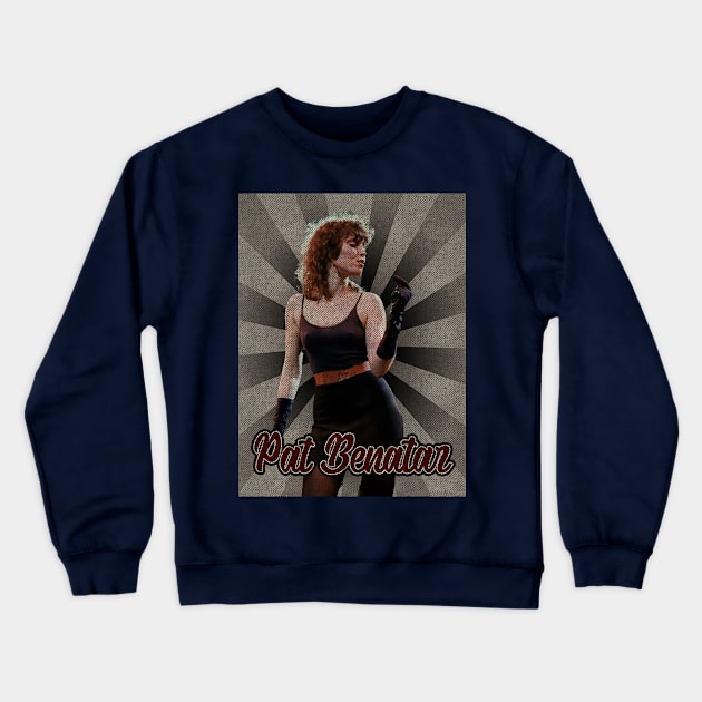 Pat Benatar Classic Crewneck Sweatshirt by StickMen